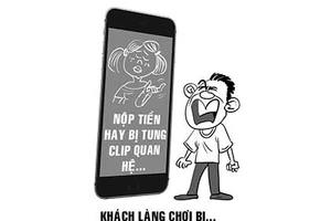 Khách làng chơi bị tiếp viên tống tiền