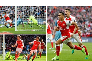 Arsenal – Man City (2-1, AET): Ngoạn mục và kịch tính!