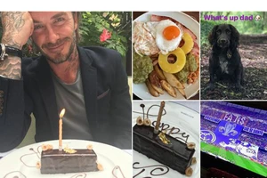 Bữa ăn kỳ lạ mừng sinh nhật của David Beckham