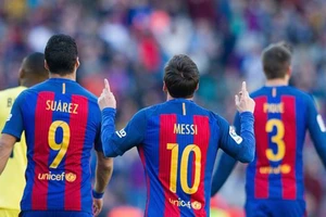 Tam tấu MSN rực sáng, Barca thắng tưng bừng