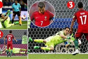Đá hỏng hết phạt đền, Bồ Đào Nha bị Chile loại cay đắng