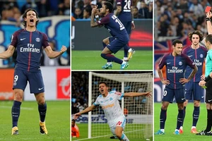 Neymar bị thẻ đỏ,Cavani sắm vai người hùng giải cứu PSG