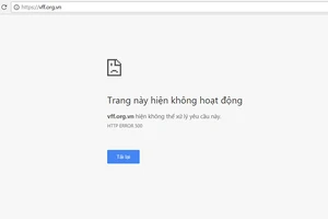 Website VFF bị sập trước trận chung kết của U-23 VN