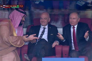 Cảm xúc của các nguyên thủ quốc gia khi xem World Cup 2018