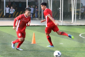 Buổi tập ‘hoàn hảo’ đầu tiên của Olympic Việt Nam