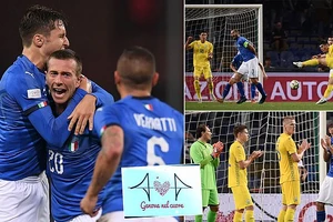 Siêu phẩm volley giúp Ukraine thoát thua Ý