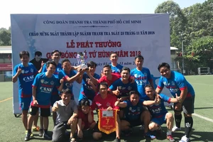 Sôi động giải bóng đá mừng ngày thành lập ngành thanh tra