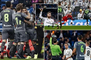 Chơi dưới sức, Real Madrid thua sốc trên sân nhà