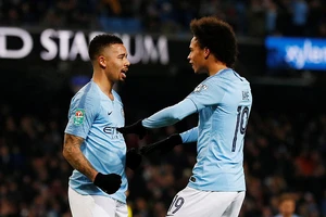 Man. City thắng đậm với tỉ số không tưởng ở bán kết League Cup