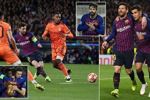 Ronaldo gọi, Messi trả lời, Barcelona 'vùi dập' Lyon
