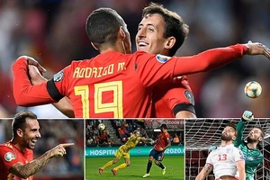 Tây Ban Nha, Ý cùng thắng, tiến thẳng đến Euro 2020