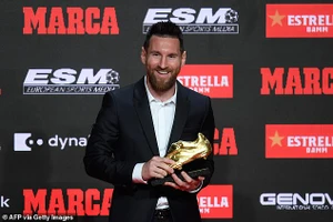 Messi đứng trước nguy cơ mất danh hiệu chiếc giày vàng châu Âu