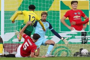 Maguire hóa người hùng phút cuối cùng, MU vào bán kết FA Cup