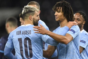 Man City thi đấu rất tốt ở vòng bảng Champions League. ẢNH: EPA