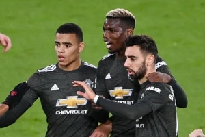 Bruno Fernandes và Mason Greenwood của MU nằm trong Top 10 cầu thủ tăng giá trị chuyển nhượng lớn nhất năm 2020. ẢNH: REUTERS
