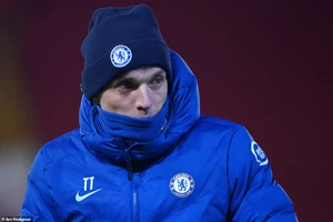 Tuchel không ngại đối đầu với các học trò. ẢNH: lAN HODGSON