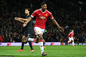 Rashford được xem là biểu tượng mới của MU. ẢNH: GETTY