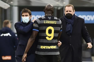 Lukaku đang chơi cực hay trong màu áo Inter Milan. ẢNH: REUTERS
