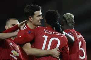 Maguire khẳng định anh và Rashford hoàn toàn tôn trọng nhau. ẢNH: REUTERS