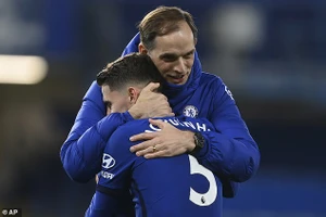 Tuchel rất hài lòng với màn trình diễn của Chelsea. ẢNH: AP