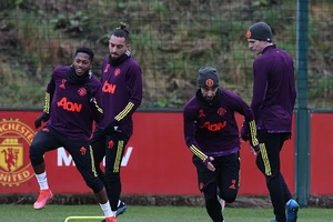 Bruno Fernandes, Fred và Telles luôn mang lại tiếng cười trong phòng thay đồ MU. ẢNH: GETTY