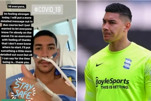 Thủ môn Philippines đá ở Premier League chiến đấu trên giường bệnh