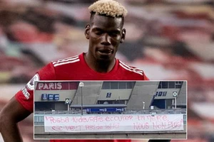 Fan PSG phản đối Pogba đến Paris
