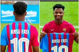 Chiếc áo số 10 của Messi ở Barcelona đã có chủ