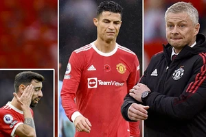 Ronaldo và Bruno Fernandes nổi dậy muốn MU sa thải Solskjaer