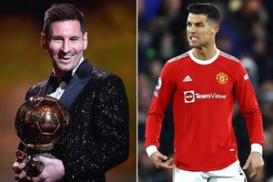 Thua ở bán kết, Messi và Ronaldo giành quả bóng đồng 2021