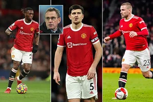 Rangnick đề xuất bán 3 ngôi sao người Anh của MU: Có Maguire
