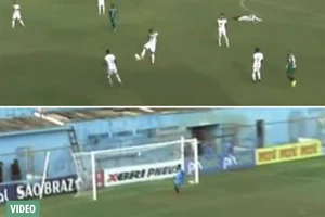 Bàn thắng đẹp khó tin đến ‘ngay cả trọng tài cũng ăn mừng’