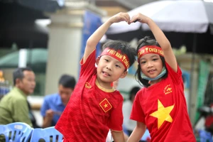 Không khí náo nhiệt trước trận U-23 Việt Nam đấu Philippines