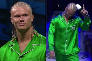 Haaland ra mắt bằng bộ đồ ngủ gây sốt và sốc