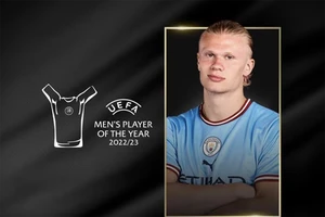 Haaland vượt Messi giành giải cầu thủ xuất sắc nhất năm