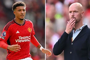 Sancho xóa dòng tweet giận dữ nhắm vào Ten Hag