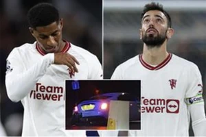 Rashford gặp tai nạn, Bruno Fernandes có mặt giúp đỡ