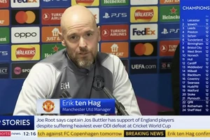 Nhầm lẫn lớn trong cuộc họp báo của MU tại Champions League