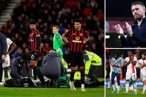 Cảnh tượng kinh hoàng trên sân Vitality, trận đấu ở Premier League bị hủy