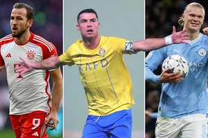 Top 5 cầu thủ ghi nhiều bàn thắng nhất năm 2023: Ronaldo dẫn đầu