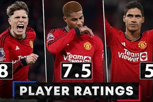 Chấm điểm trận MU - Aston Villa (3-2): Hàng công đập tan mọi chỉ trích, hàng thủ 'báo'