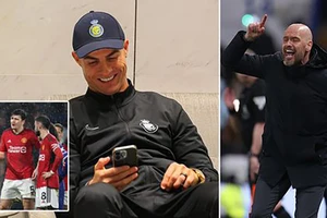 Ronaldo chế nhạo Ten Hag sau trận MU thua Chelsea