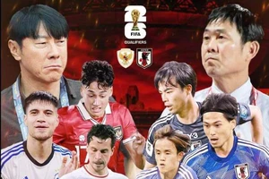 19 giờ ngày 15-11, đội tuyển Indonesia đá với Nhật Bản khi vừa rơi xuống đáy bảng