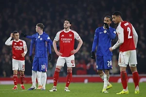 Thống kê đáng sợ làm tan biến hy vọng vô địch Premier League của Arsenal