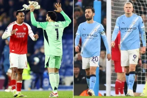 So sánh 5 trận đấu quyết định của Arsenal và Man City tại Premier League