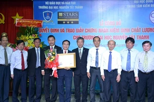 Trường ĐH Nguyễn Tất Thành đạt chuẩn quốc gia