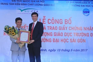 Trường ĐH Sài Gòn đạt chuẩn kiểm định giáo dục