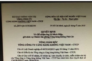 Lãnh đạo ACV ký mấy chục quyết định bổ nhiêm trước khi hưu