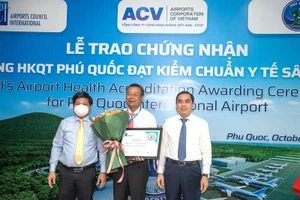 Sân bay Phú Quốc được trao chứng nhận an toàn chống dịch 