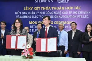 Khu công nghệ cao TP.HCM hợp tác với Siemen đào tạo nhân lực vi mạch